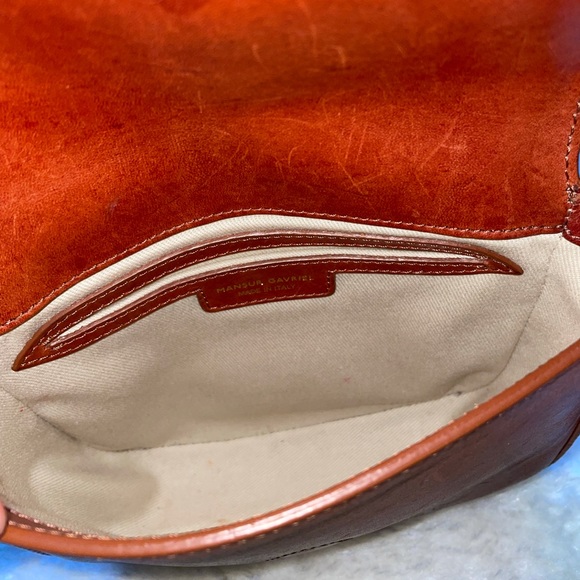 Mansur Gavriel Mini Crossbody Bag in Brandy - Picture 4 of 7